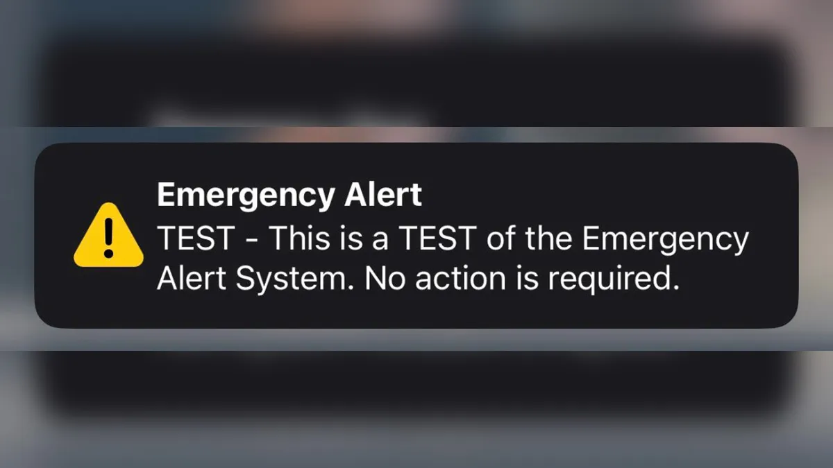 Emergency Alert System Test
