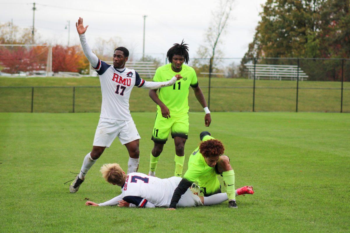 The+mens+soccer+team+fell+by+a+final+score+1-0+in+their+Horizon+League+playoff+rematch+from+last+season