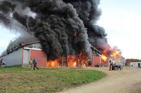 Local Dairy Farm Destroyed By Fire