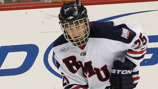 South played at RMU from 2008 to 2012 and became a full-time NHL referee in 2021