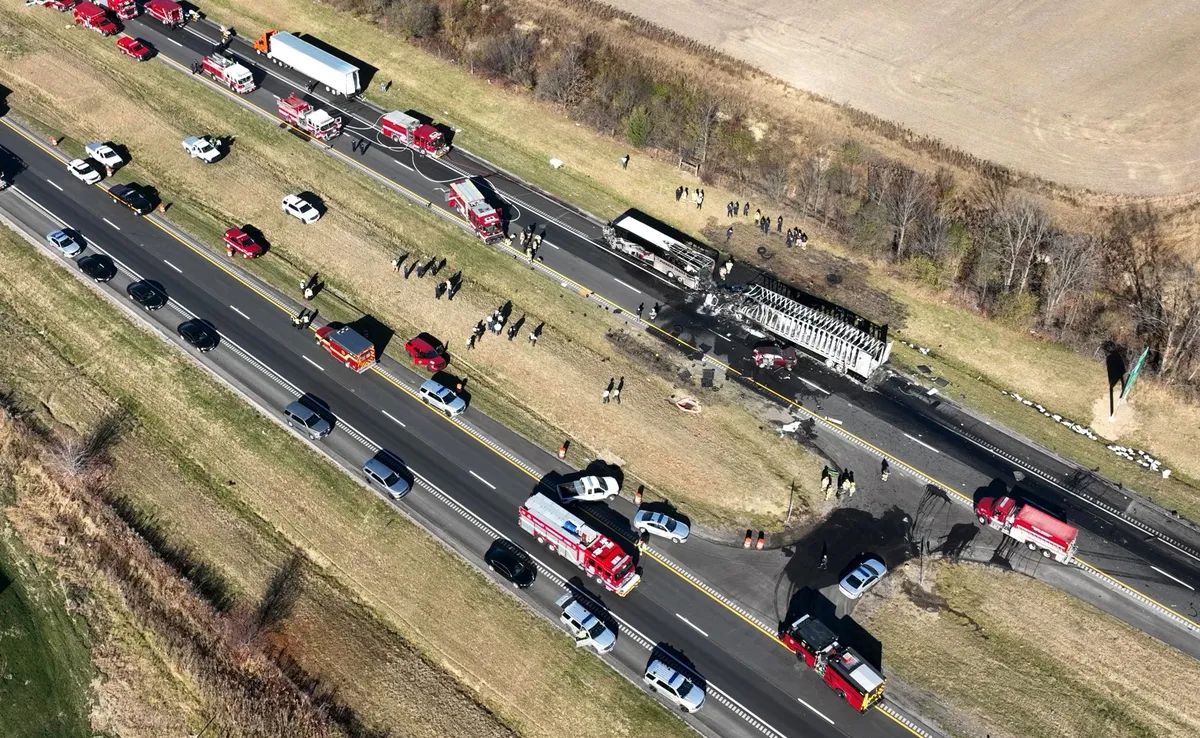 6 Killed in Multi-Vehicle Crash on I-70
