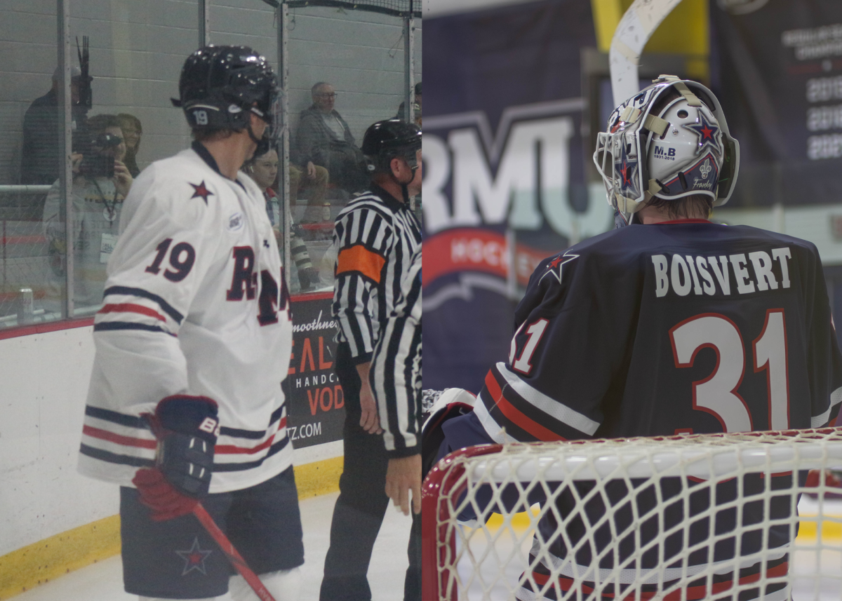 Klimpke (left) and Boisvert (right) win AHA weekly awards for their performances in the weekend split to AIC Photo credit: Finn Lyons & Taylor Roberts