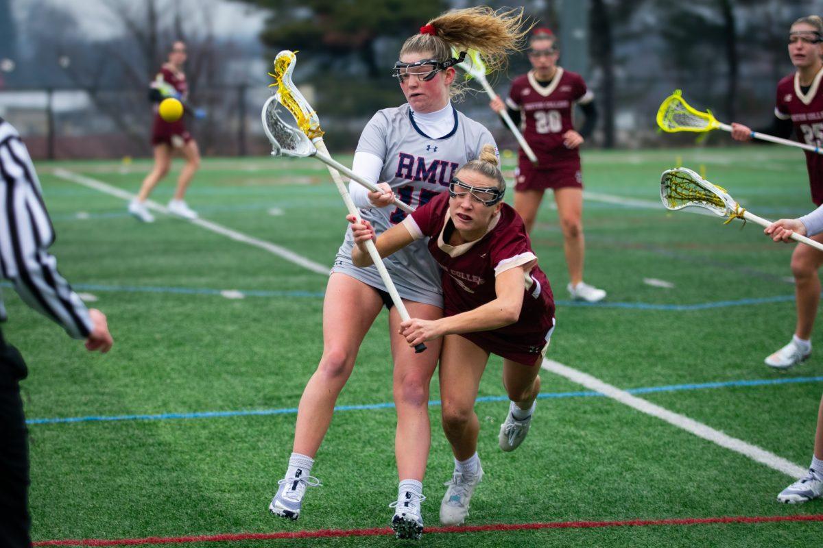 #1 Boston College handles the Colonials at Joe Walton Stadium by a score of 23-2 Photo credit: Cam Wickline