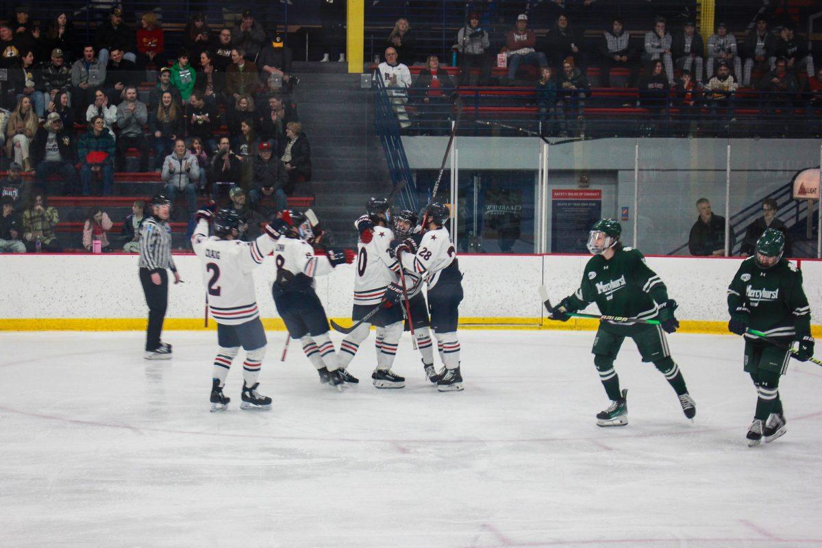 Colonials score two goals in the third period to sweep the Lakers