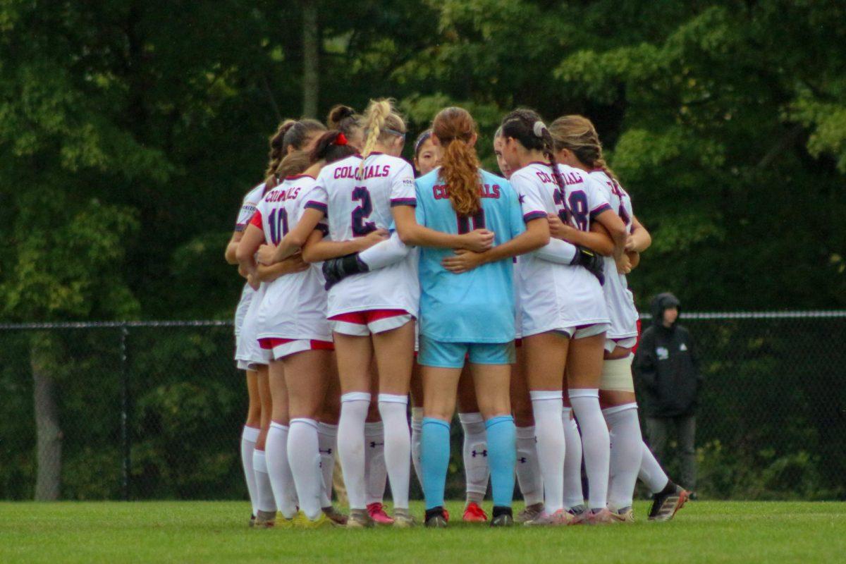 The+womens+soccer+team+opens+up+their+spring+season+on+Feb.+25+against+Seton+Hill+